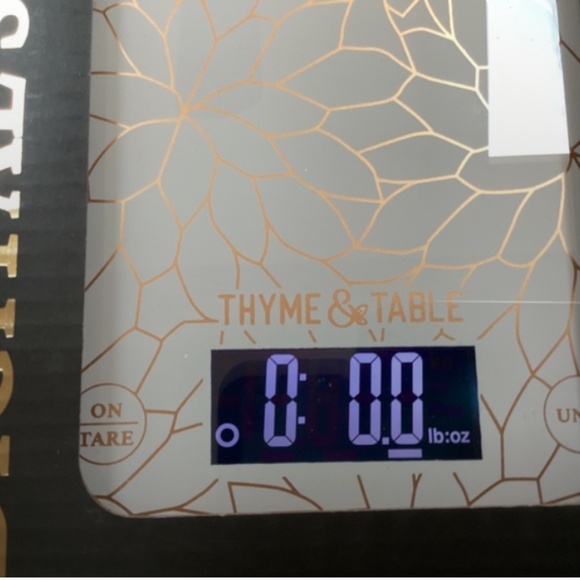 Thyme & Table Luxe Collection Digital Scale New in Box - Picture 5 of 8